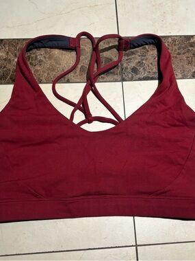 Women’s Strappy Bralette - Burgundy